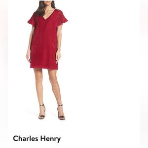 Pink Velvet Charles Henry Dress